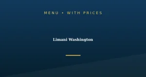 Limani Washington Menu With Prices