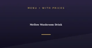 Mellow Mushroom Drink Menu With Prices