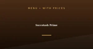 Succotash Prime Menu With Prices